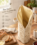 Pansafe Baguette – Bolsas para barras de pan (pack de 2)